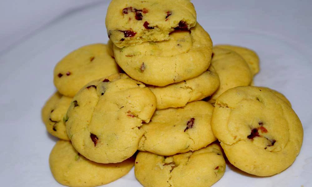 Cranberry Pistachio cookies