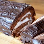 Chocolate roll cake