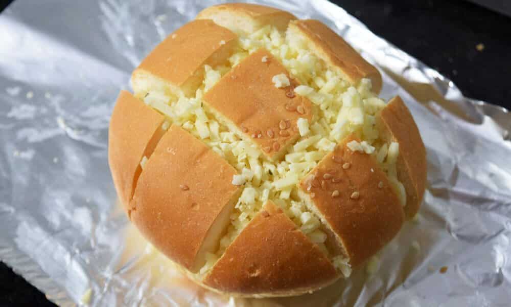 Stuffed burger for party cheese bread Stuffed burger for party cheese bread