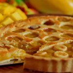 Eggless Whole Wheat Mango Pie