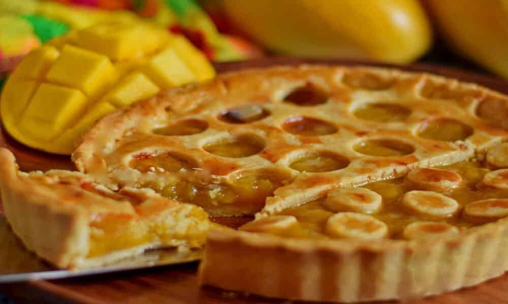 Eggless Whole Wheat Mango Pie