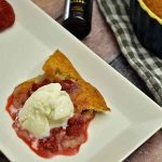 easy strawberry cobbler