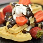 eggless easy waffles recipe