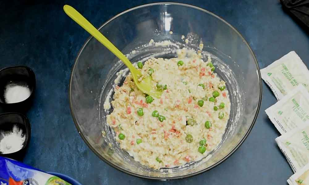 Tangy-Oats-Breakfast-Muffins-Batter-Resting tangy oats breakfast muffins batter resting