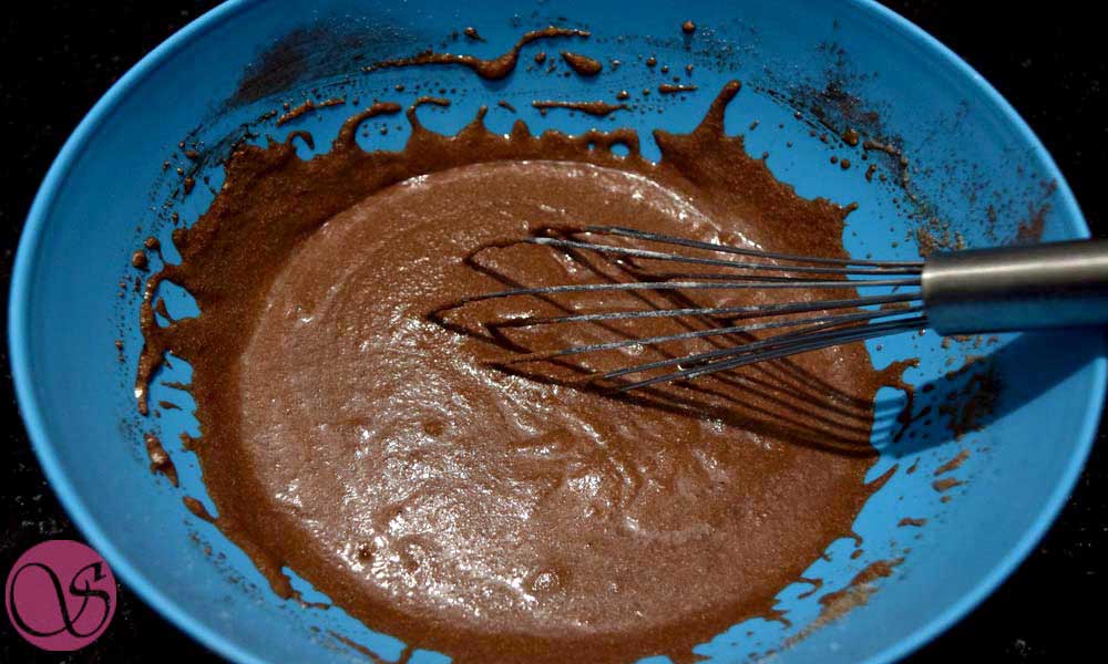 Chocolate-Semolina-Cake-batter chocolate semolina cake batter