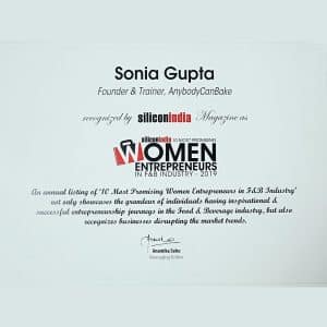 Silicon India Award - Sonia Gupta